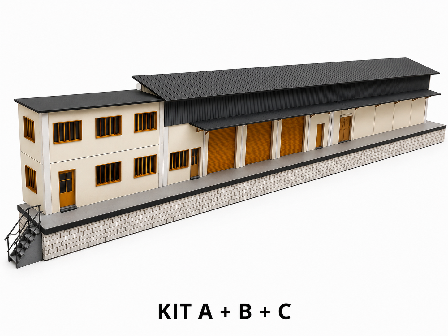 ENTREPÔT BAS RELIEF KIT B - H0 1/87 – Image 3