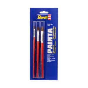 Set de pinceaux plats Revell – 3 pièces