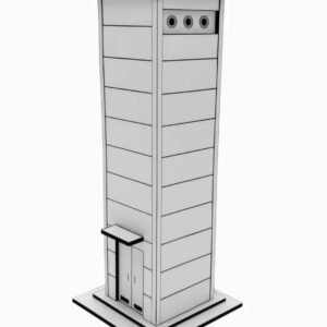 Transformateur EDF HO prototype Bastrains : exemple de modèle assemblé